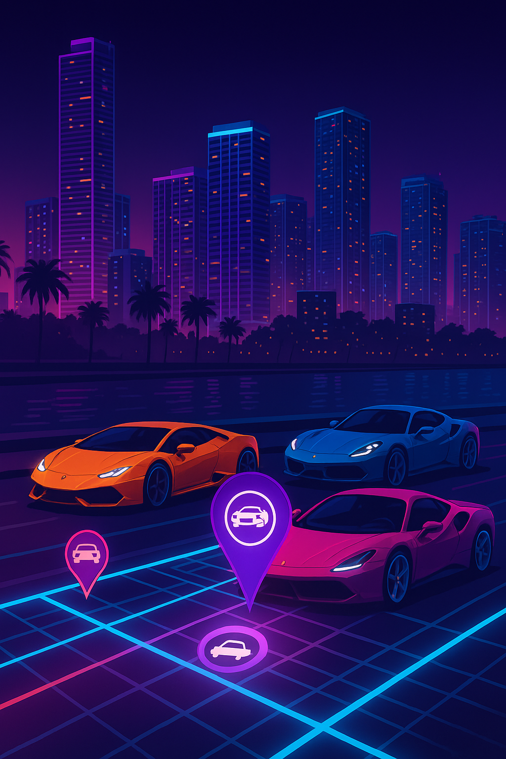 Welcome to Miami: Where Supercars Rule the Night